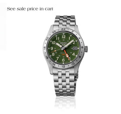 Seiko 5 Sports SS Automatic GMT Green Dial HDB001