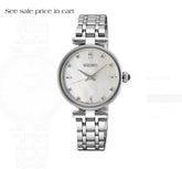 Seiko Diamonds SS Quartz Mother Pearl Dial HGH005