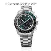 Seiko Prospex Speedtimer SS Solar Chronograph Green Dial HBJ003