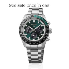 Seiko Prospex Speedtimer SS Solar Chronograph Green Dial HBJ003