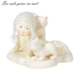 Itty Bitty Kitty Crossing Snowbabies 6005807