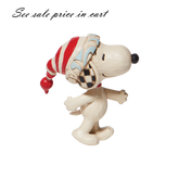 Jim Shore Snoopy with Red & White Cap Mini Figurine 6008960