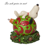 Peanuts by Jim Shore Snoopy Laying on an Ornament 6008959