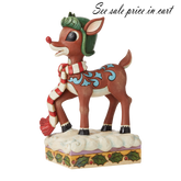 Rudolph Traditions Rudolph in Aviator Hat 6009111