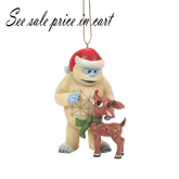 Jim Shore Rudolph and Bumble Hanging Ornament 6010718