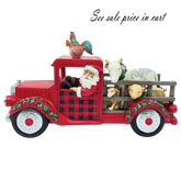 Jim Shore Country Living Santa Driving Truck 6011739