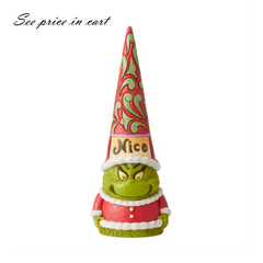 Naughty/Nice Grinch Gnome Jim Shore Dr. Seuss 6012704