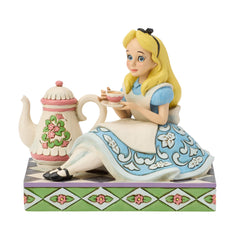Enesco Disney Traditions Alice in Wonderland with Teapot 6018925