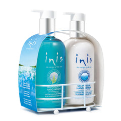 Inis the Energy of the Sea - Liquid Hand Soap and Lotion Set with Caddy