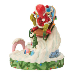 Enesco Dr. Seuss Grinch by Jim Shore Grinch Sitting on a Small Sled 6018956