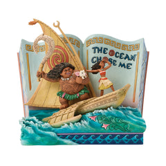 Enesco Disney Traditions Moana The Ocean Chose Me Story Book 6018928