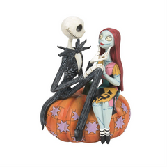 Jack & Sally on Pumpkin 6014358