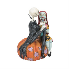 Jack & Sally on Pumpkin 6014358