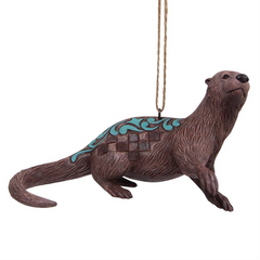Enesco River Otter Hanging Ornament Jim Shore Heartwood Creek 6015048