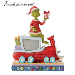 Grinch on Train Jim Shore Dr. Seuss 6010776