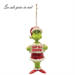 Grinch Don't Be Grinch PVC Orn Jim Shore Dr. Seuss 6009534
