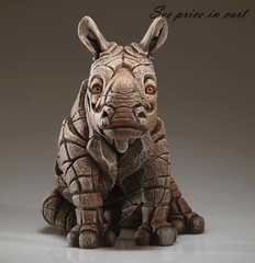 Rhinoceros Calf Edge Sculpture 6016670