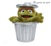 SS Oscar the Grouch Trash Can NECA Plushies KR18199