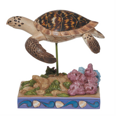 Hawksbill Sea Turtle Jim Shore Heartwood Creek Animal Planet 6010941