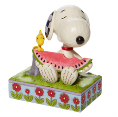 JSPEA Snoopy Watermelon Peanuts by Jim Shore 6010113