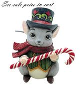 Mini Christmas Mouse Figurine Jim Shore Heartwood Creek 6015461