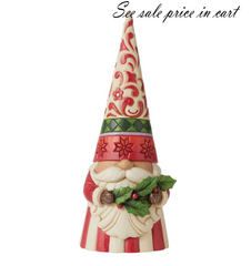 Tall Gnome with Holly Jim Shore Heartwood Creek 6011155