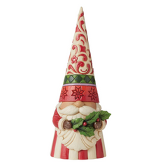 Tall Gnome with Holly Jim Shore Heartwood Creek 6011155