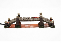 LIT Haunted Boardwalk Bridge Village Cross Product Halloween 6013643