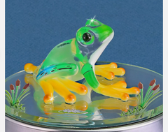 Glass Baron JA4-S3 225-T Classy Toad Candy jar