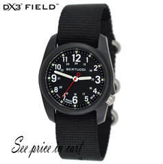 #11015 DX3® Field™ - Black Dial w/ Black Nylon Band