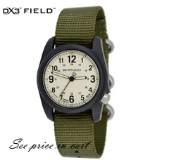 #11049 DX3® Field™ - Stone Dial, Defender Olive™ Nylon Band