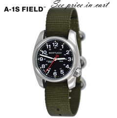 #10112 A-1S Field™ - Black Dial, Defender Olive™ Nylon Band