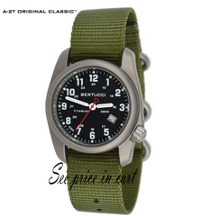 #12122 A-2T Original Classic - Black w/ Forest Nylon Band