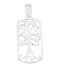 Southern Gates® Rectangular Oak Tree Pendant P234