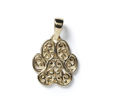 Southern Gates® Lucy Paw Gold Plated Pendant P987