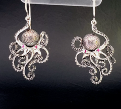 Galatea Hawaii Sterling Silver Collection 9MM Black Tahitian Pearl SS-007E