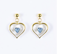 JP2 702-03: March Birthstone Earrings