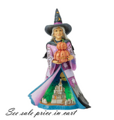 Witch Holding Pumpkins LED Fig Jim Shore Heartwood Creek 6016638