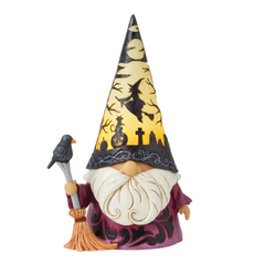 Wizard with LED Scene Hat Fig Jim Shore Heartwood Creek 6016639