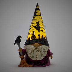 Wizard with LED Scene Hat Fig Jim Shore Heartwood Creek 6016639
