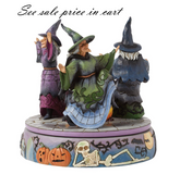 Witches Rotating Cauldron Fig Jim Shore Heartwood Creek 6016640