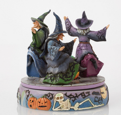 Witches Rotating Cauldron Fig Jim Shore Heartwood Creek 6016640