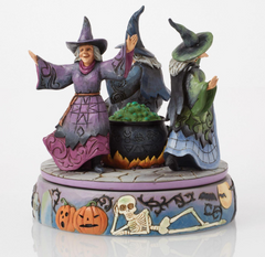 Witches Rotating Cauldron Fig Jim Shore Heartwood Creek 6016640