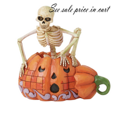 Skeleton Pop Out Pumpkin Fig Jim Shore Heartwood Creek 6016643