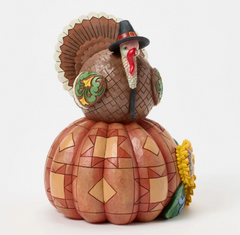 Turkey Pumpkin Sunflower Fig Jim Shore Heartwood Creek 6016630