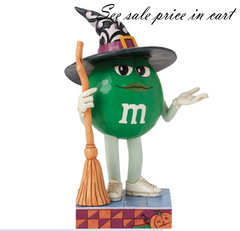 M&M'S Green Character Witch Jim Shore Heartwood Creek 6016685