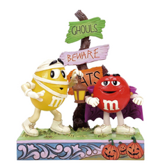M&M'S Red & Yellow Halloween Jim Shore Heartwood Creek 6016686