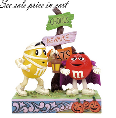 M&M'S Red & Yellow Halloween Jim Shore Heartwood Creek 6016686