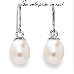 Galatea Bible Pearl Pearl Earrings BP-10EWW