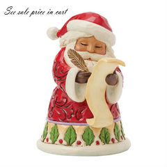 Santa With List Mini Jim Shore Heartwood Creek 6017275